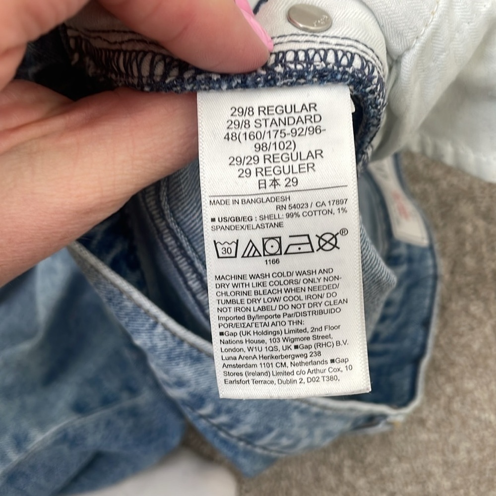 Gap 90s Loose High-Rise Distressed Jeans - Picture 8 of 11